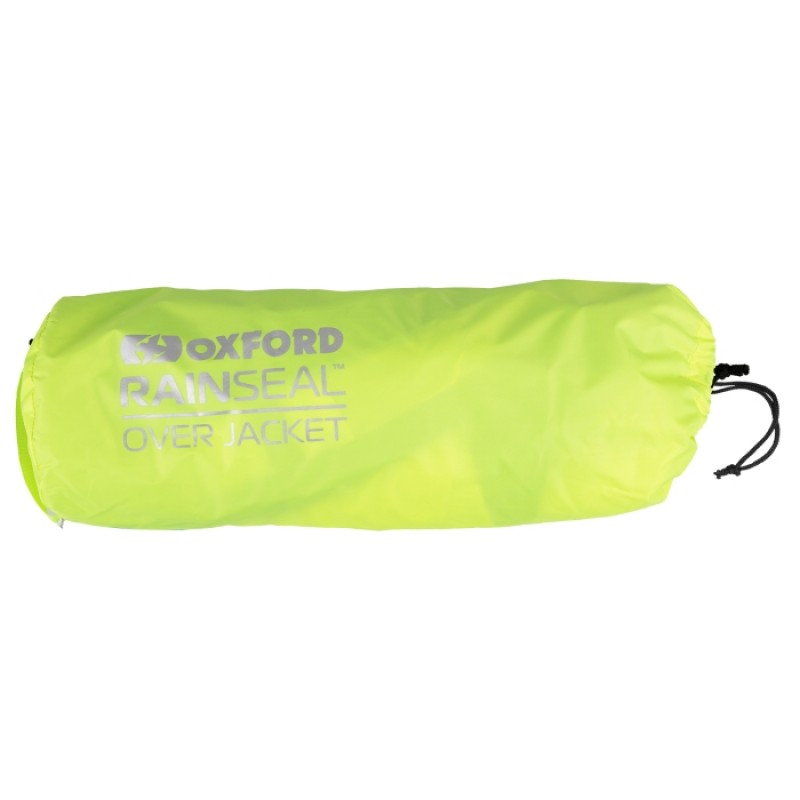 Мотодощовик куртка Oxford Rainseal Over Black/Fluo