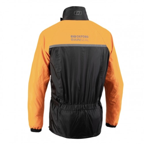 Мотодощовик куртка Oxford Rainseal Over Black/Orange