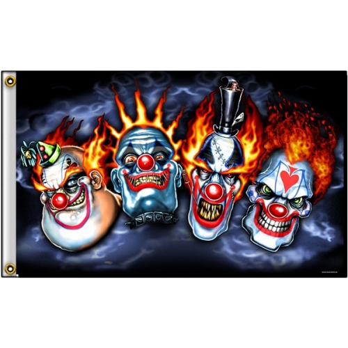 Прапор Hot Leathers 4 Clowns
