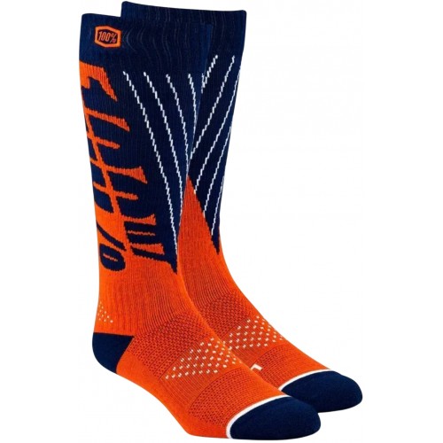Шкарпетки 100% Torque Sock Navy/Orange