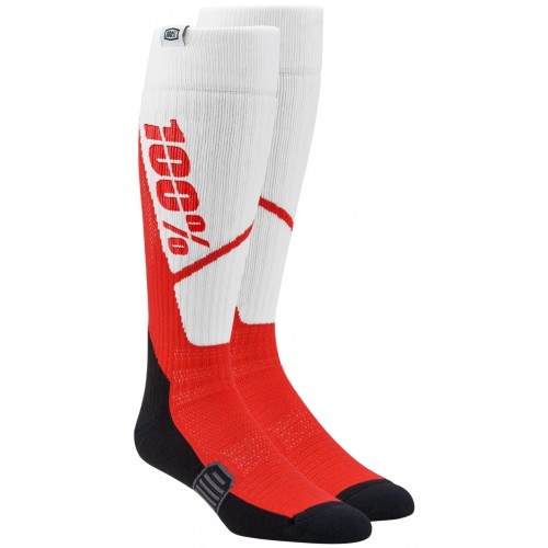 Шкарпетки 100% Torque White/Red