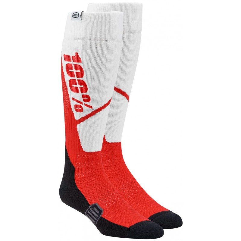 Шкарпетки 100% Torque White/Red