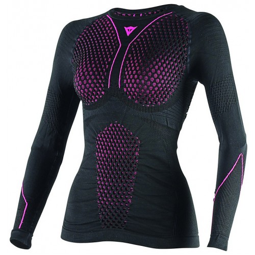 Термокофта жіноча Dainese D-Core Thermo Lady Black/Fuchsia