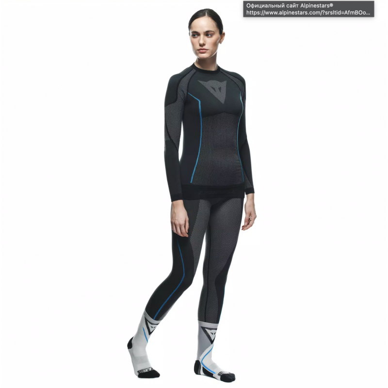Термокофта женская Dainese Dry Lady Black/Blue