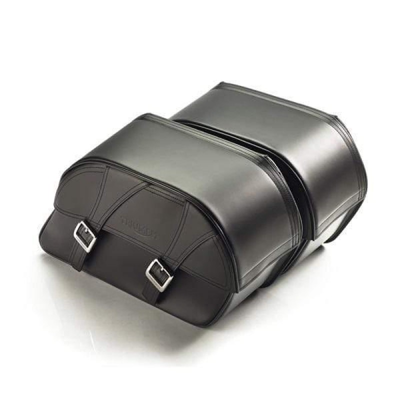 Кофри бічні Triumph Black Leather Boneville T100 / T120