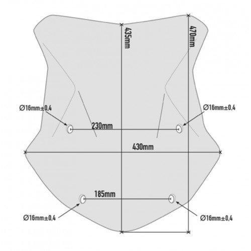 Ветровое стекло Givi BMW R1200GS 2014-18