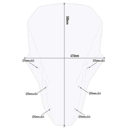 Ветровое стекло Givi CRF1100L Africa Twin ADV S 2020-