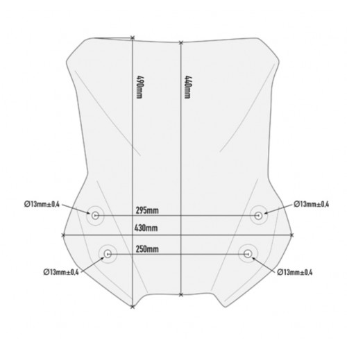 Ветровое стекло Givi Suzuki DL650 V-Strom 2017-