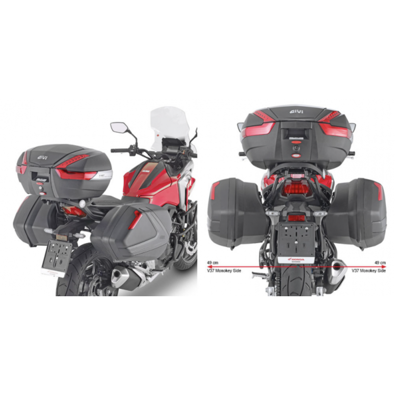 Крепление кофров Givi V35/V37 Honda NC750X 2021-23