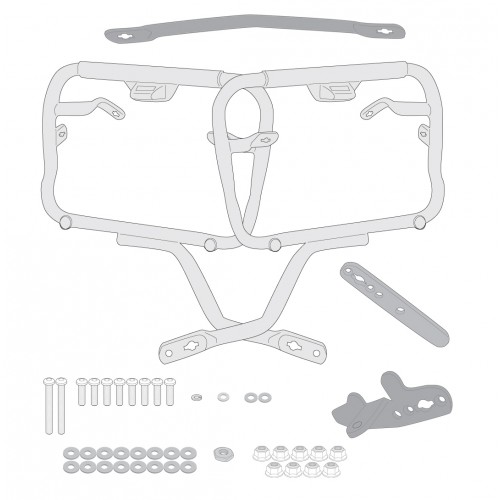 Крепление кофров Givi V35/V37 Honda NC750X 2021-23
