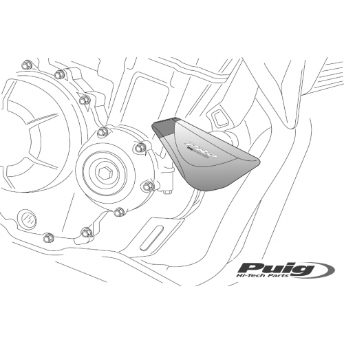 Крашпады Puig Pro Kawasaki ZX-6R 2009-16 / ZX636 2016-18