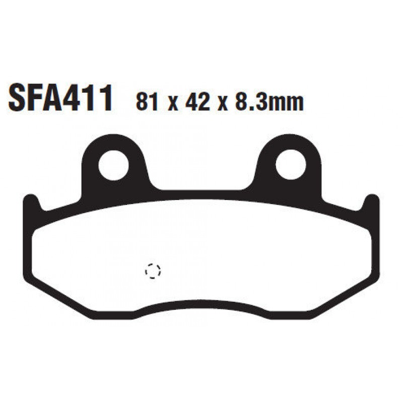 Тормозные колодки EBC SFA411 Тормозные колодки EBC SFA411