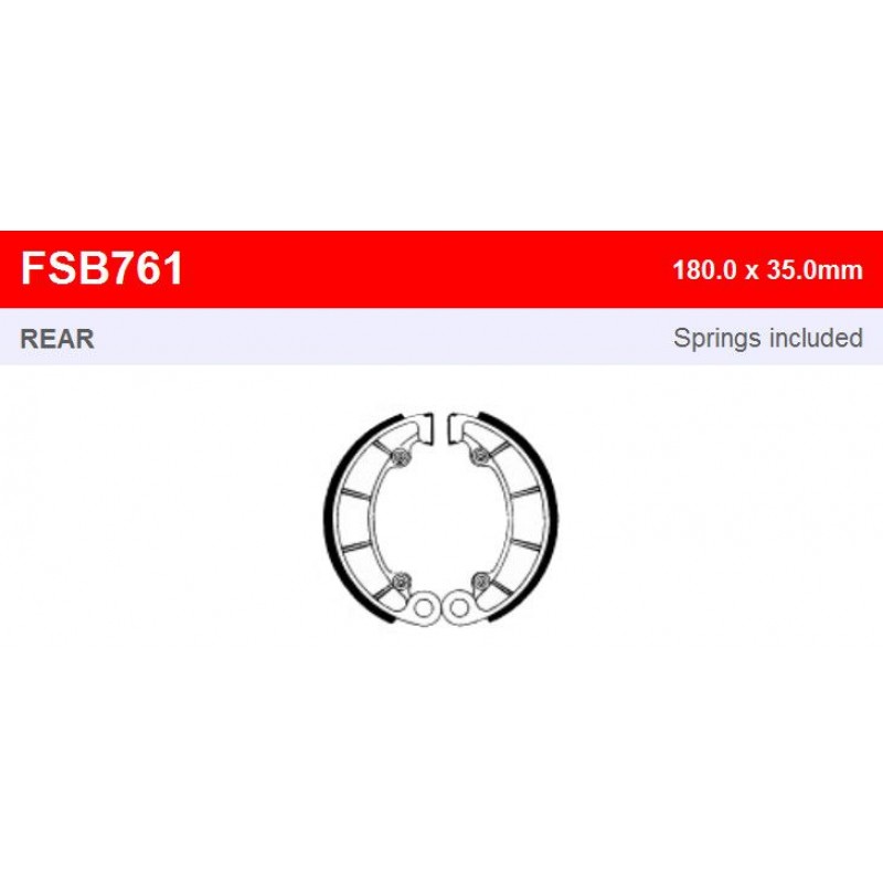 Гальмівні колодки Ferodo FSB761