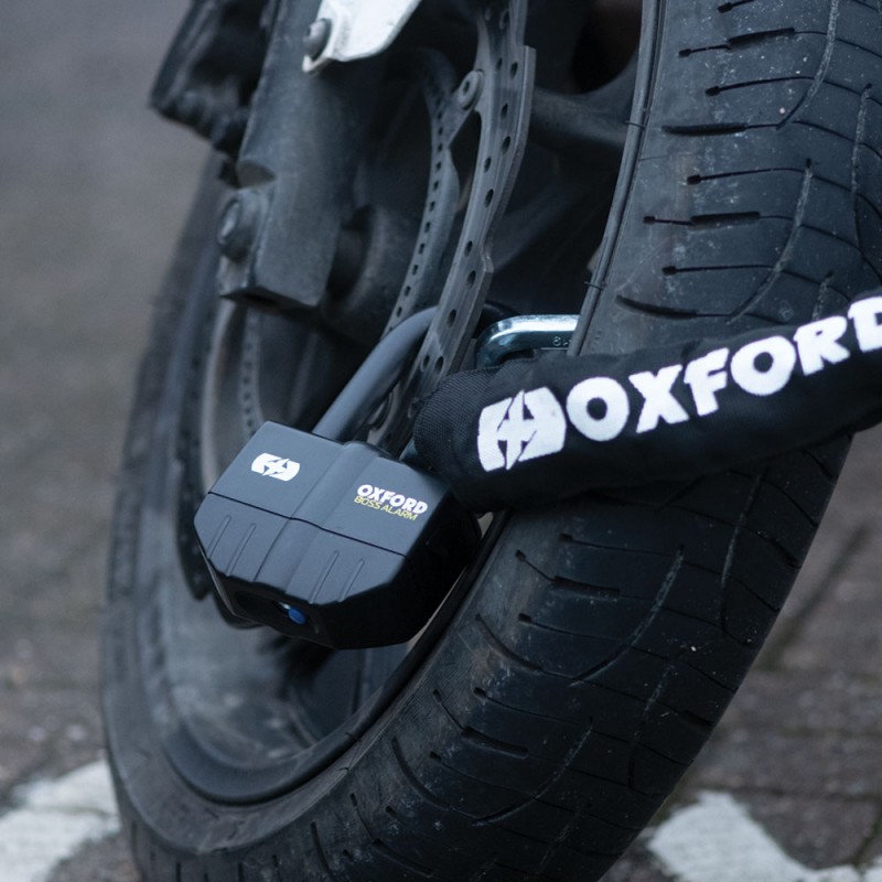 Ланцюг з замком Oxford Boss Alarm 16мм+12мм x 2м