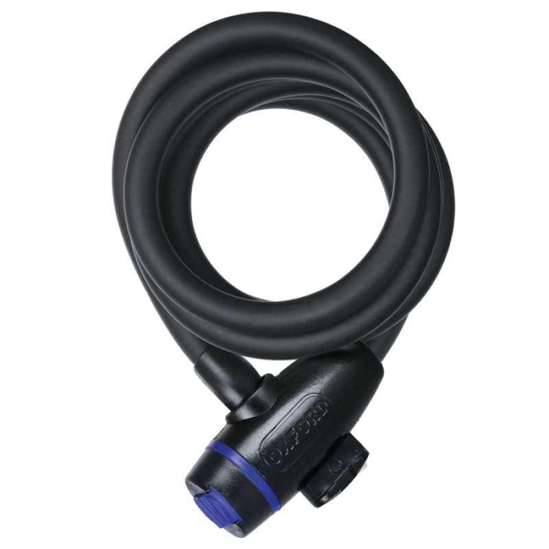 Трос з замком Oxford Cable Lock 12мм x 1,8м Smoke