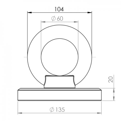 Якір анкер для ланцюга Oxford RotaForce Ground Anchor