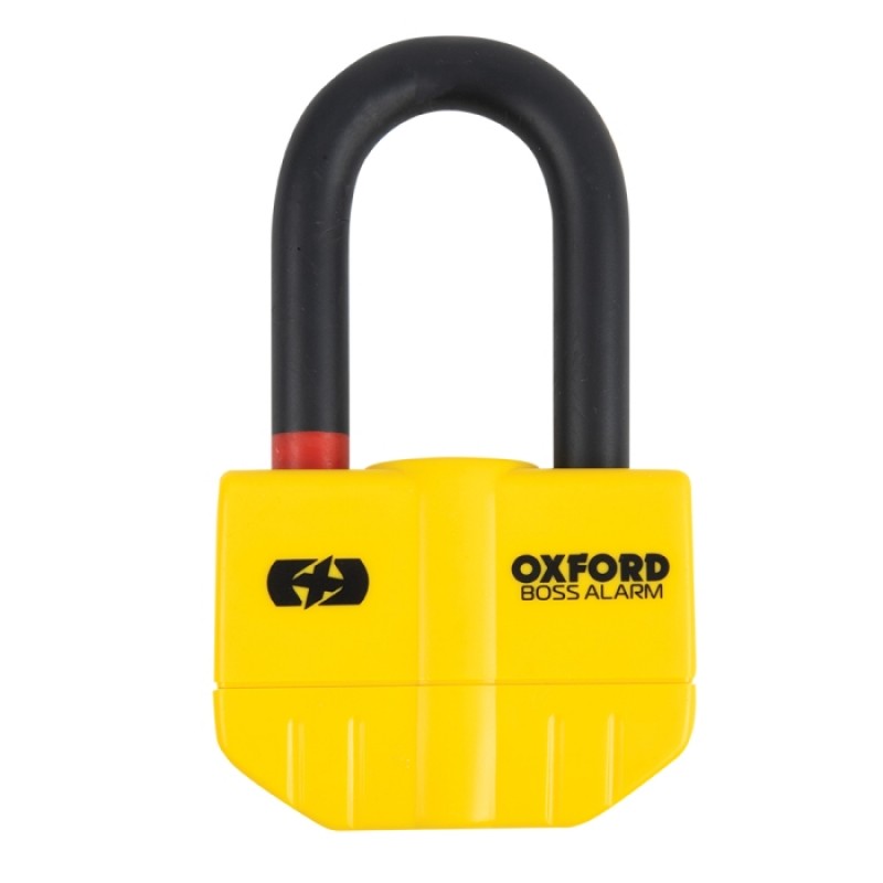 Замок Oxford Boss Alarm 14mm Disc Lock Yellow