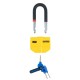 Замок Oxford Boss Alarm 14mm Disc Lock Yellow