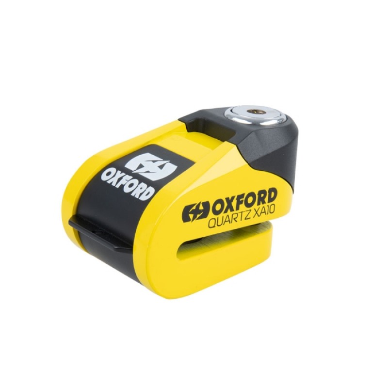 Замок на диск Oxford Quartz XA10 Alarm Yellow/Black
