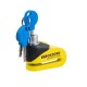 Замок на диск Oxford Quartz XD6 Yellow/Black